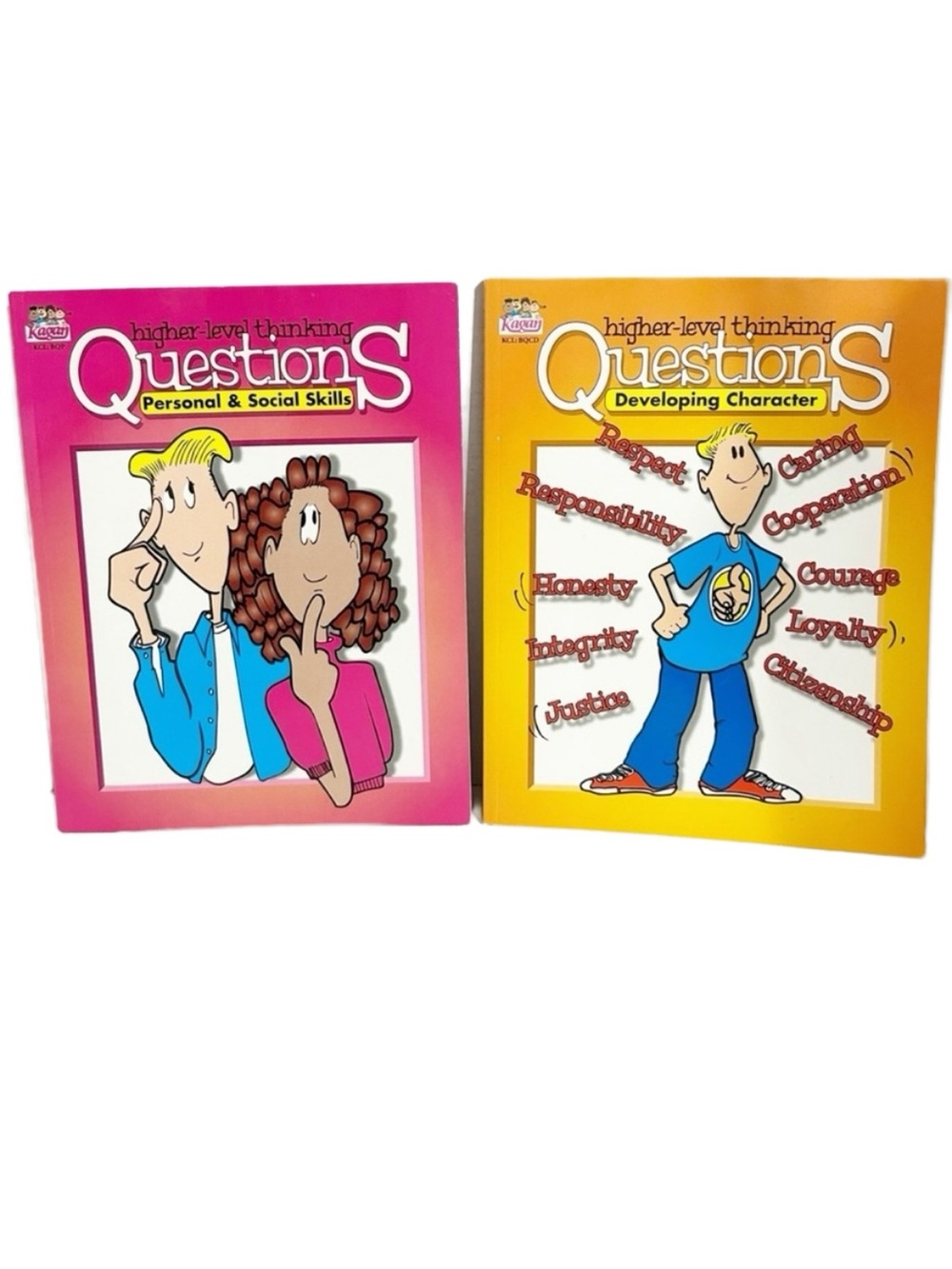 Kagan Publishers Set of Two Higher-Level Thinking Questions Books